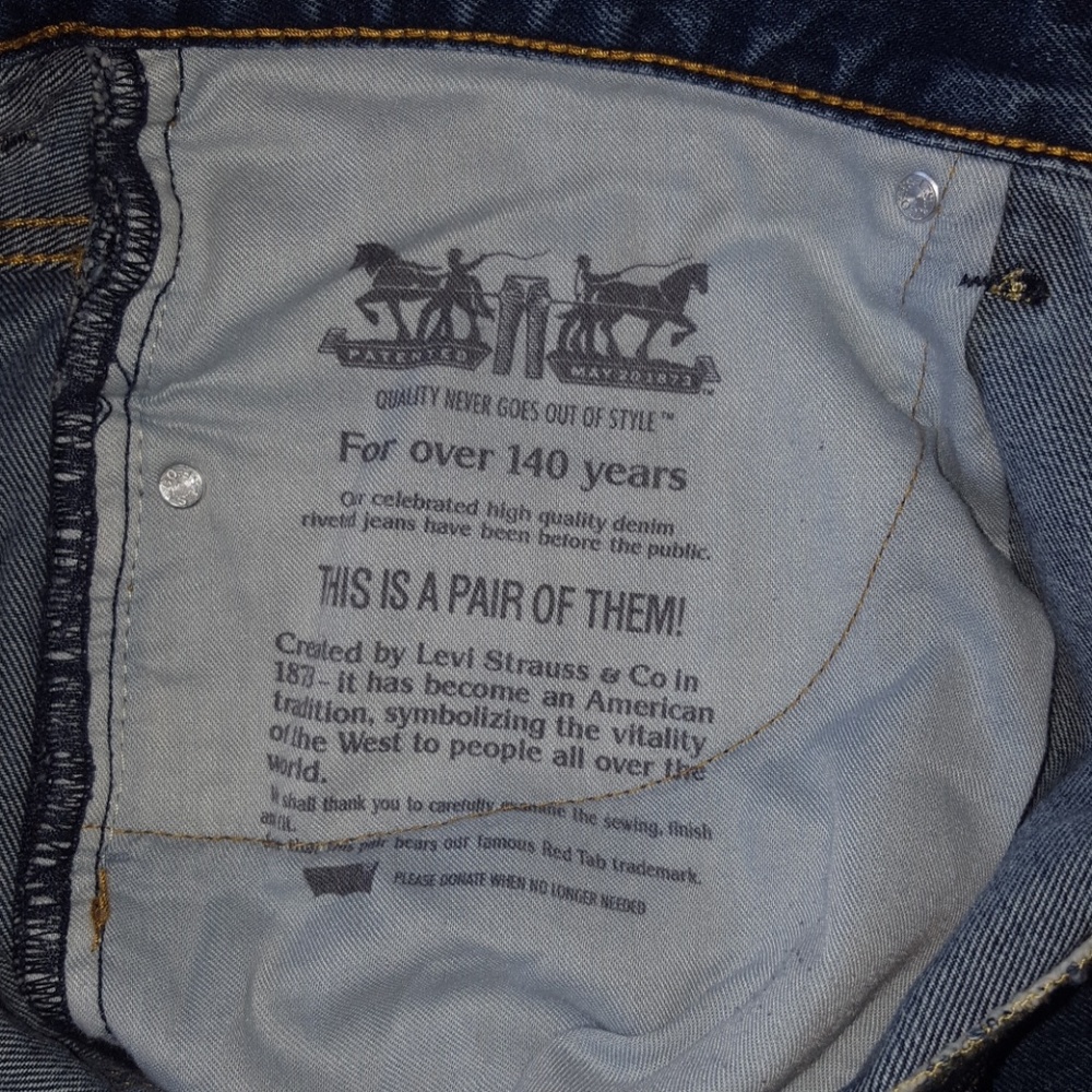 VINTAGE LEVI'S 550 - Picture 5 of 7